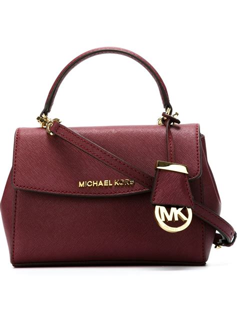 michael kors red bag|michael kors red crossbody bag.